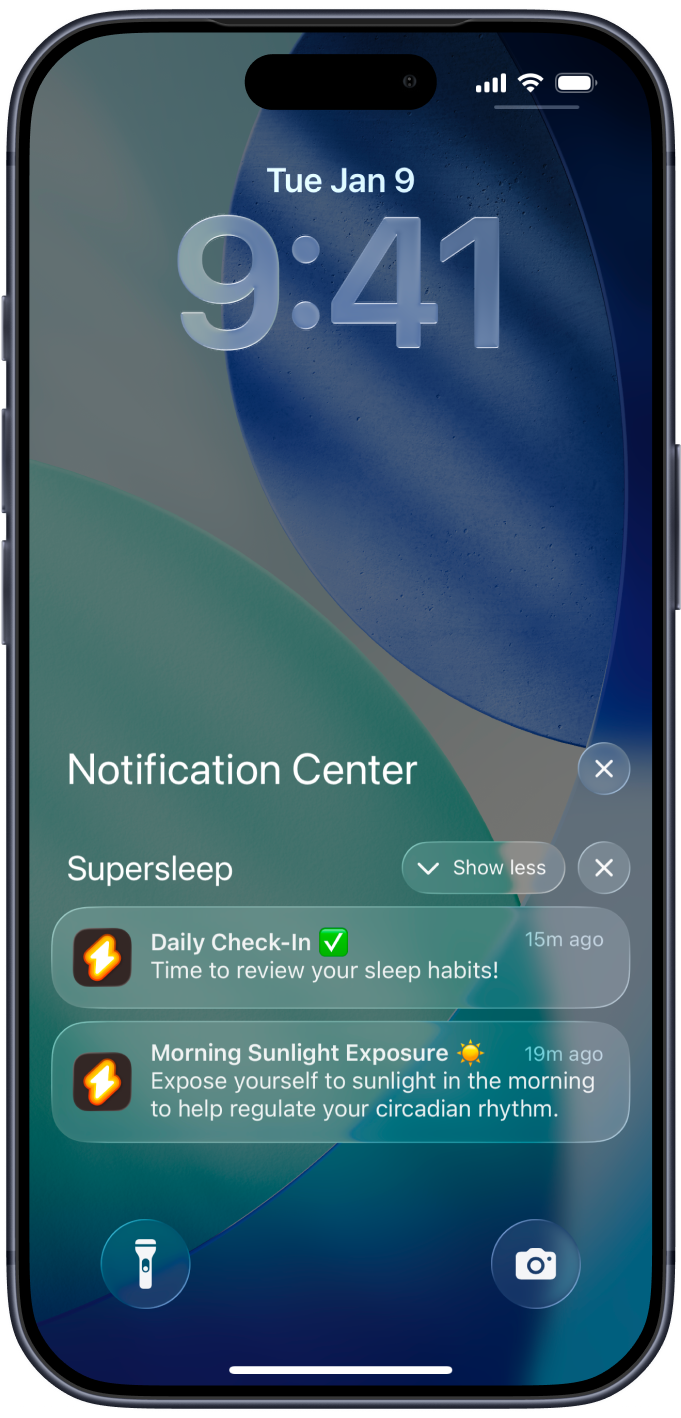 Get reminded in Supersleep