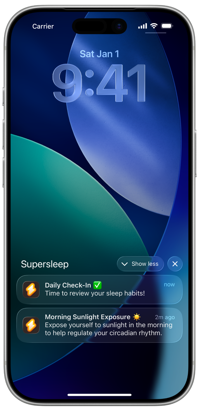 Get reminded in Supersleep
