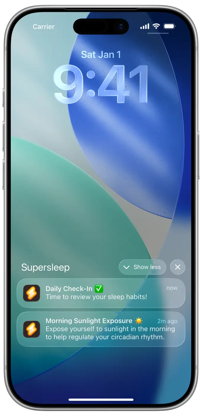 Get reminded in Supersleep